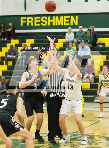 Thumbnail 3 in Mountain View vs Horizon (Horizon Holiday Hoops Tournament) photogallery.