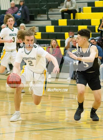 Thumbnail 1 in Mountain View vs Horizon (Horizon Holiday Hoops Tournament) photogallery.