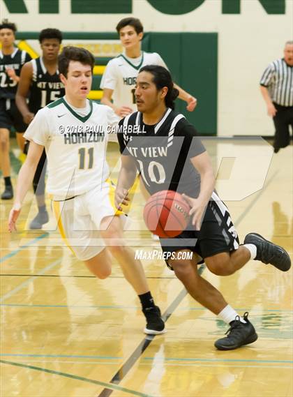 Thumbnail 2 in Mountain View vs Horizon (Horizon Holiday Hoops Tournament) photogallery.