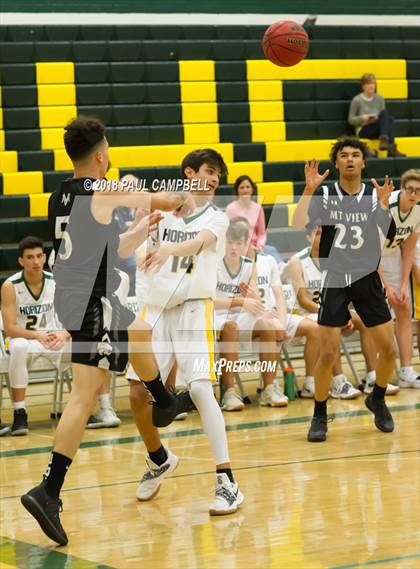 Thumbnail 3 in Mountain View vs Horizon (Horizon Holiday Hoops Tournament) photogallery.