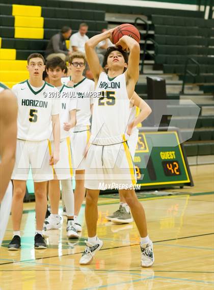 Thumbnail 2 in Mountain View vs Horizon (Horizon Holiday Hoops Tournament) photogallery.
