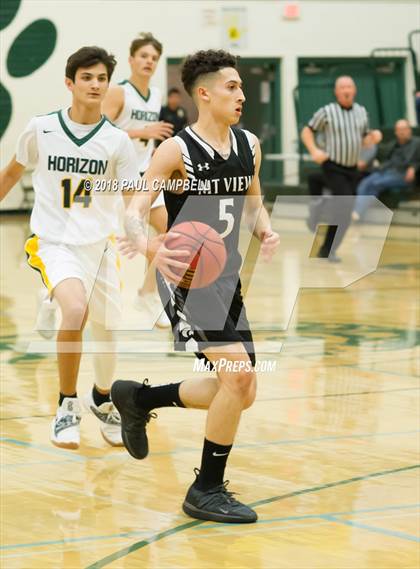Thumbnail 1 in Mountain View vs Horizon (Horizon Holiday Hoops Tournament) photogallery.