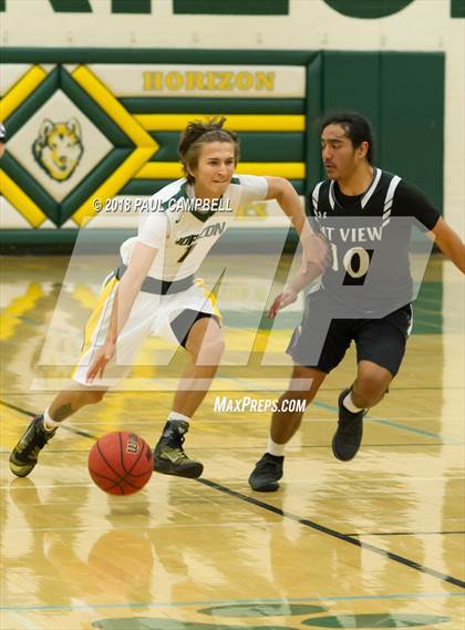 Thumbnail 2 in Mountain View vs Horizon (Horizon Holiday Hoops Tournament) photogallery.