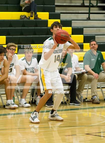 Thumbnail 2 in Mountain View vs Horizon (Horizon Holiday Hoops Tournament) photogallery.