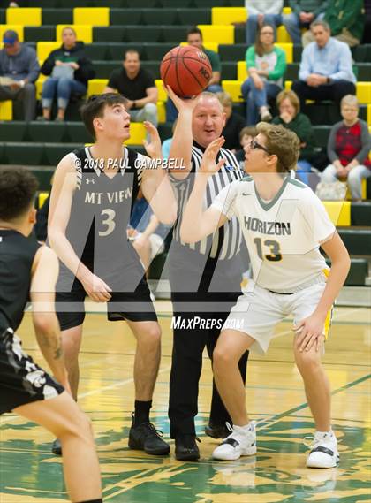 Thumbnail 3 in Mountain View vs Horizon (Horizon Holiday Hoops Tournament) photogallery.