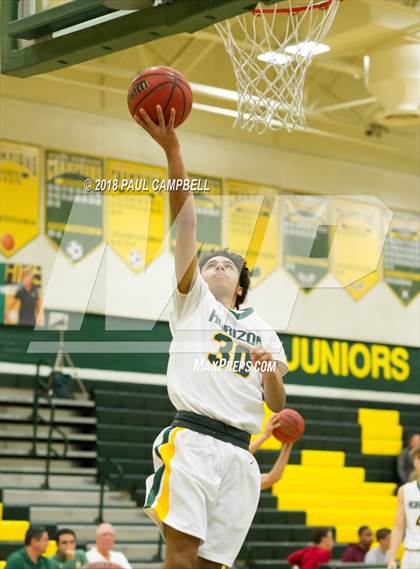 Thumbnail 1 in Mountain View vs Horizon (Horizon Holiday Hoops Tournament) photogallery.