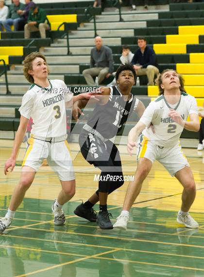 Thumbnail 1 in Mountain View vs Horizon (Horizon Holiday Hoops Tournament) photogallery.