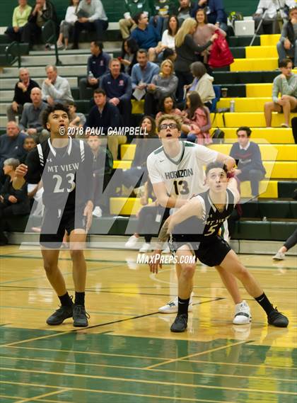 Thumbnail 2 in Mountain View vs Horizon (Horizon Holiday Hoops Tournament) photogallery.