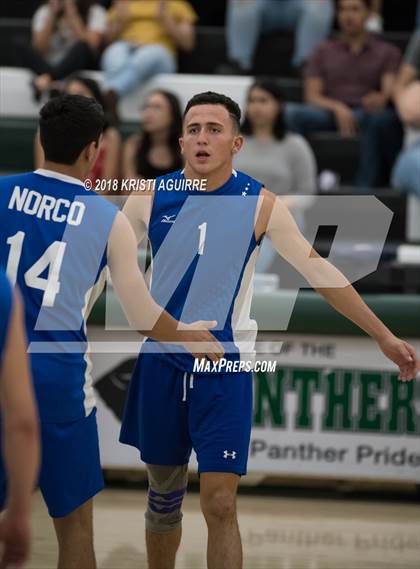 Thumbnail 1 in Norco vs Perris (CIF SS D3 Round 1 Playoff) photogallery.