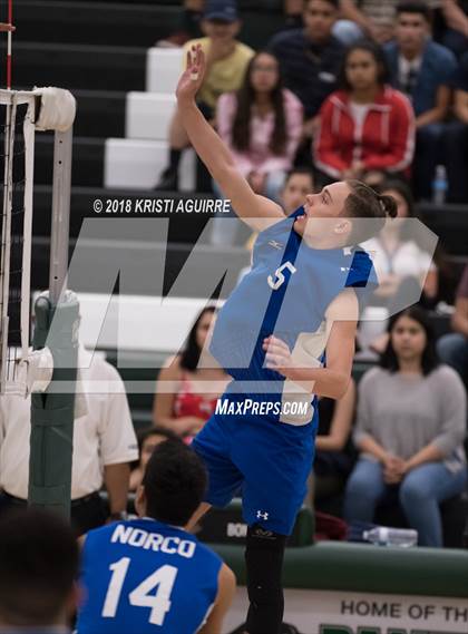 Thumbnail 3 in Norco vs Perris (CIF SS D3 Round 1 Playoff) photogallery.