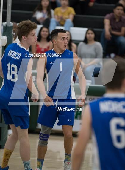 Thumbnail 2 in Norco vs Perris (CIF SS D3 Round 1 Playoff) photogallery.
