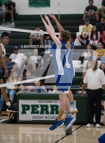 Thumbnail 3 in Norco vs Perris (CIF SS D3 Round 1 Playoff) photogallery.