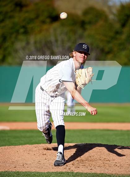 Thumbnail 2 in Stockdale vs Sacred Heart (Boras Classic CA North) photogallery.
