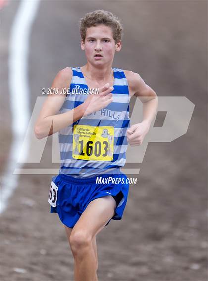 Thumbnail 1 in CIF State Cross Country Championships (Boys D3 Race) photogallery.