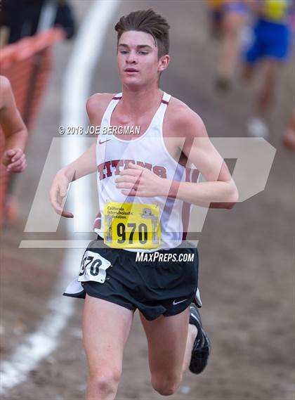 Thumbnail 1 in CIF State Cross Country Championships (Boys D3 Race) photogallery.
