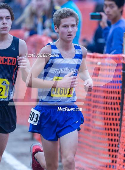 Thumbnail 1 in CIF State Cross Country Championships (Boys D3 Race) photogallery.