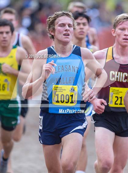 Thumbnail 2 in CIF State Cross Country Championships (Boys D3 Race) photogallery.
