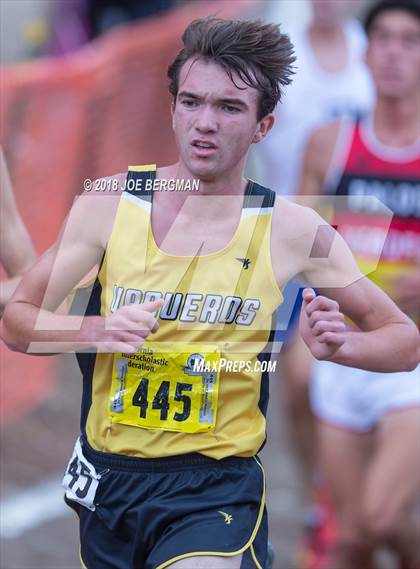 Thumbnail 1 in CIF State Cross Country Championships (Boys D3 Race) photogallery.