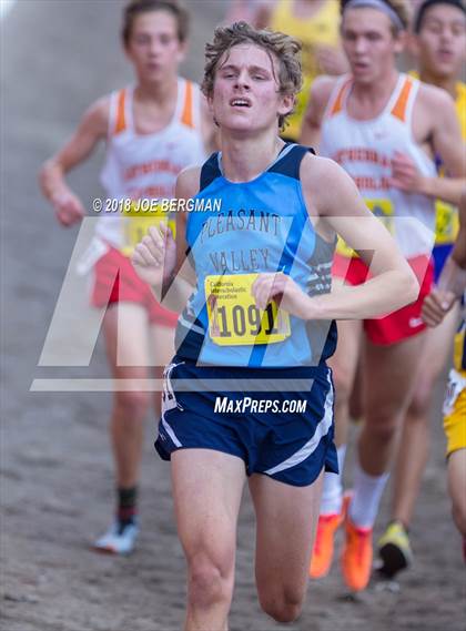 Thumbnail 1 in CIF State Cross Country Championships (Boys D3 Race) photogallery.