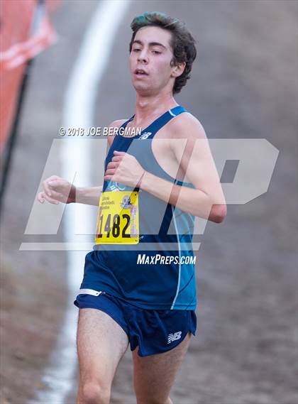 Thumbnail 2 in CIF State Cross Country Championships (Boys D3 Race) photogallery.