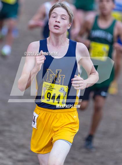 Thumbnail 1 in CIF State Cross Country Championships (Boys D3 Race) photogallery.