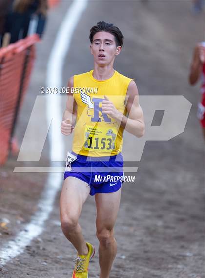 Thumbnail 2 in CIF State Cross Country Championships (Boys D3 Race) photogallery.
