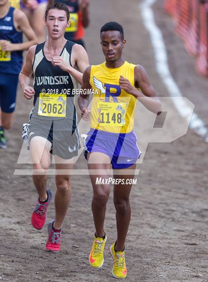 Thumbnail 2 in CIF State Cross Country Championships (Boys D3 Race) photogallery.