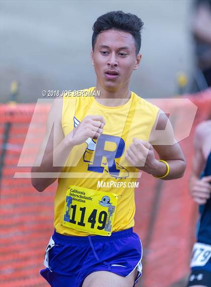 Thumbnail 2 in CIF State Cross Country Championships (Boys D3 Race) photogallery.