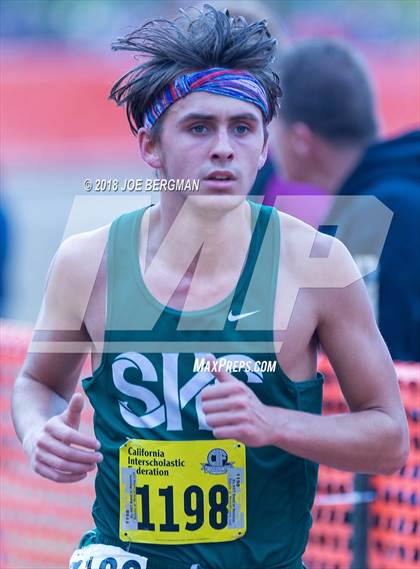 Thumbnail 2 in CIF State Cross Country Championships (Boys D3 Race) photogallery.