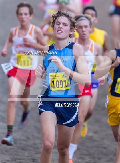 Thumbnail 2 in CIF State Cross Country Championships (Boys D3 Race) photogallery.