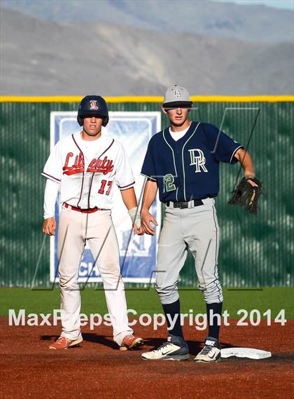 Thumbnail 2 in Liberty vs Damonte (NIAA Division 1 State Baseball Tournament Round 1 Playoff) photogallery.