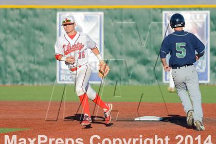 Thumbnail 3 in Liberty vs Damonte (NIAA Division 1 State Baseball Tournament Round 1 Playoff) photogallery.
