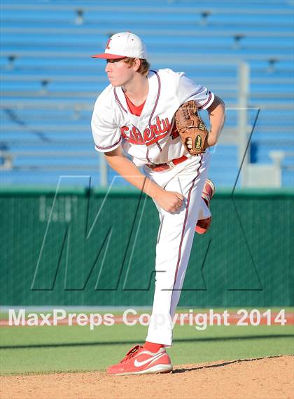 Thumbnail 3 in Liberty vs Damonte (NIAA Division 1 State Baseball Tournament Round 1 Playoff) photogallery.