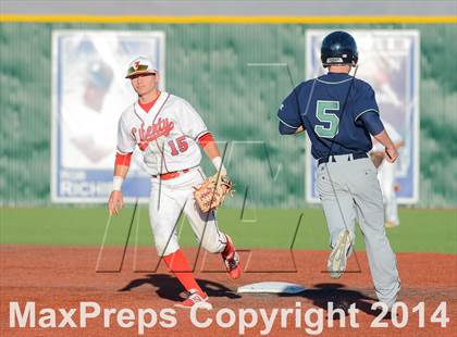Thumbnail 2 in Liberty vs Damonte (NIAA Division 1 State Baseball Tournament Round 1 Playoff) photogallery.