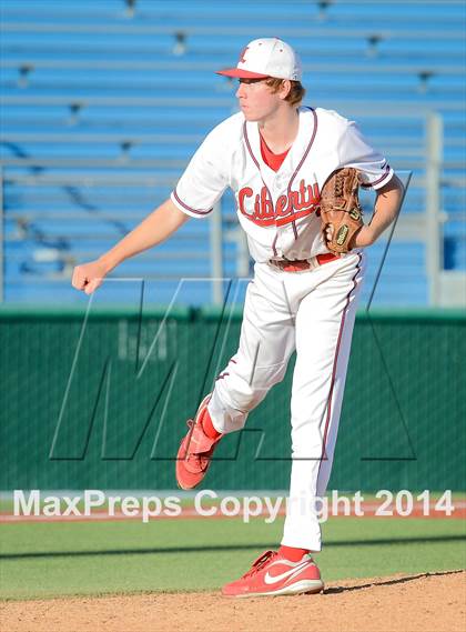 Thumbnail 1 in Liberty vs Damonte (NIAA Division 1 State Baseball Tournament Round 1 Playoff) photogallery.
