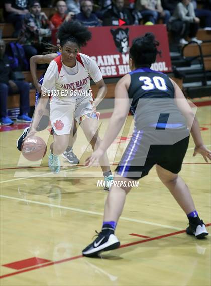 Thumbnail 1 in Woodside Priory @ Saint Mary's (CIF State NorCal Region D3 Final) photogallery.