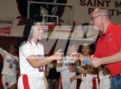 Thumbnail 3 in Woodside Priory @ Saint Mary's (CIF State NorCal Region D3 Final) photogallery.