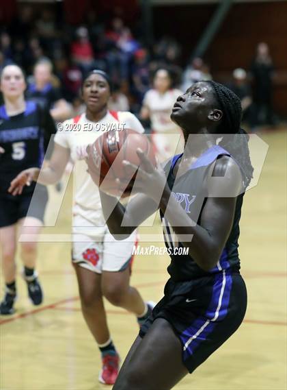 Thumbnail 1 in Woodside Priory @ Saint Mary's (CIF State NorCal Region D3 Final) photogallery.