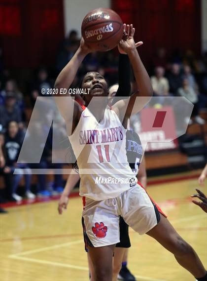 Thumbnail 2 in Woodside Priory @ Saint Mary's (CIF State NorCal Region D3 Final) photogallery.