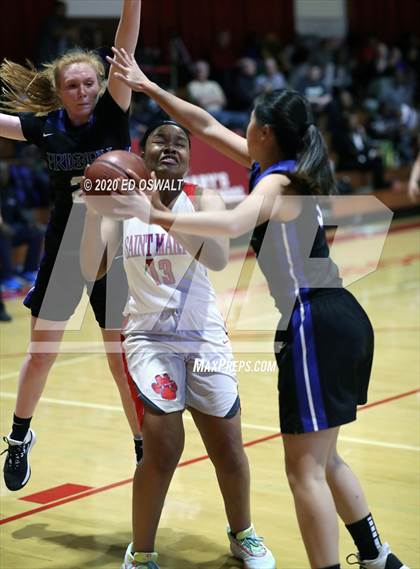 Thumbnail 1 in Woodside Priory @ Saint Mary's (CIF State NorCal Region D3 Final) photogallery.