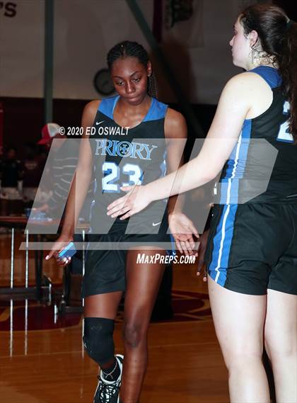 Thumbnail 2 in Woodside Priory @ Saint Mary's (CIF State NorCal Region D3 Final) photogallery.