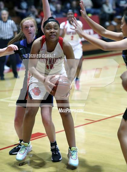 Thumbnail 3 in Woodside Priory @ Saint Mary's (CIF State NorCal Region D3 Final) photogallery.