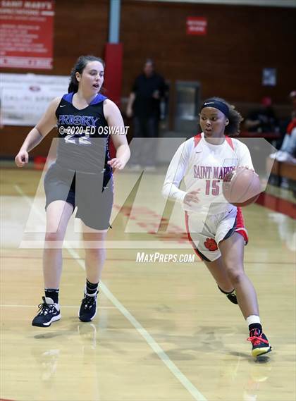 Thumbnail 3 in Woodside Priory @ Saint Mary's (CIF State NorCal Region D3 Final) photogallery.