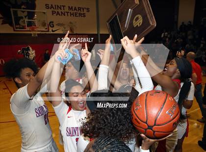 Thumbnail 1 in Woodside Priory @ Saint Mary's (CIF State NorCal Region D3 Final) photogallery.