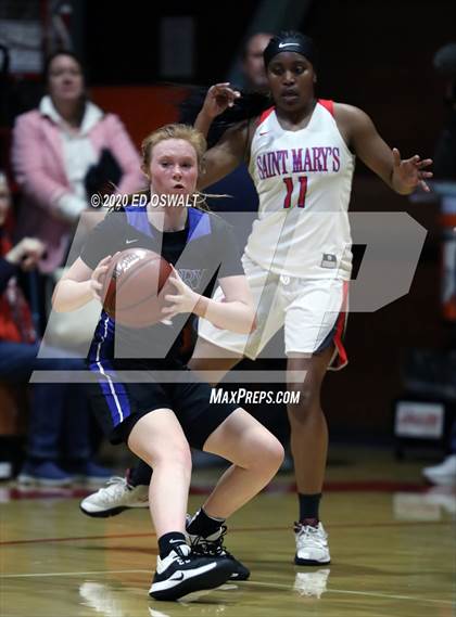 Thumbnail 2 in Woodside Priory @ Saint Mary's (CIF State NorCal Region D3 Final) photogallery.