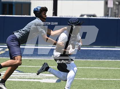 Thumbnail 1 in Warren vs. St. John Bosco (Brave 8 Invitational) photogallery.