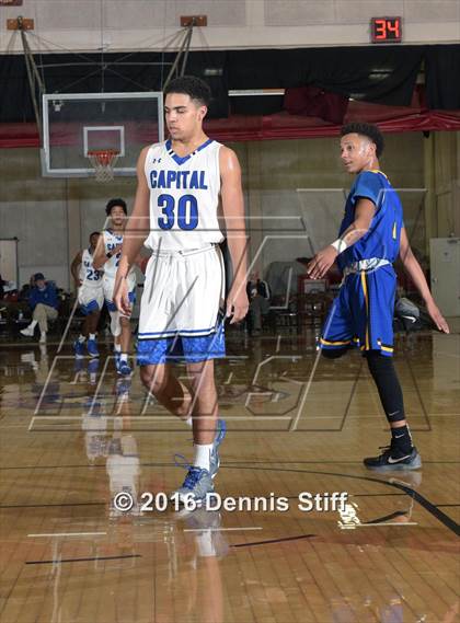 Thumbnail 2 in Capital Christian vs. Newark Memorial (Father Kelly Tribute) photogallery.
