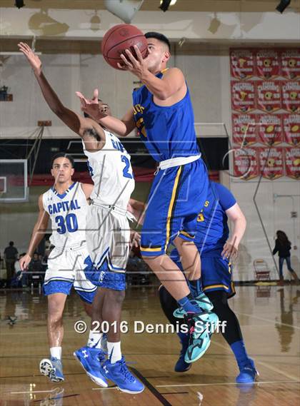 Thumbnail 1 in Capital Christian vs. Newark Memorial (Father Kelly Tribute) photogallery.