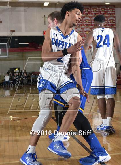 Thumbnail 1 in Capital Christian vs. Newark Memorial (Father Kelly Tribute) photogallery.