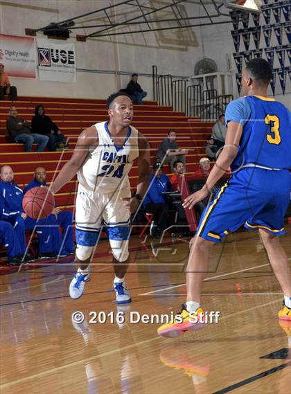 Thumbnail 2 in Capital Christian vs. Newark Memorial (Father Kelly Tribute) photogallery.